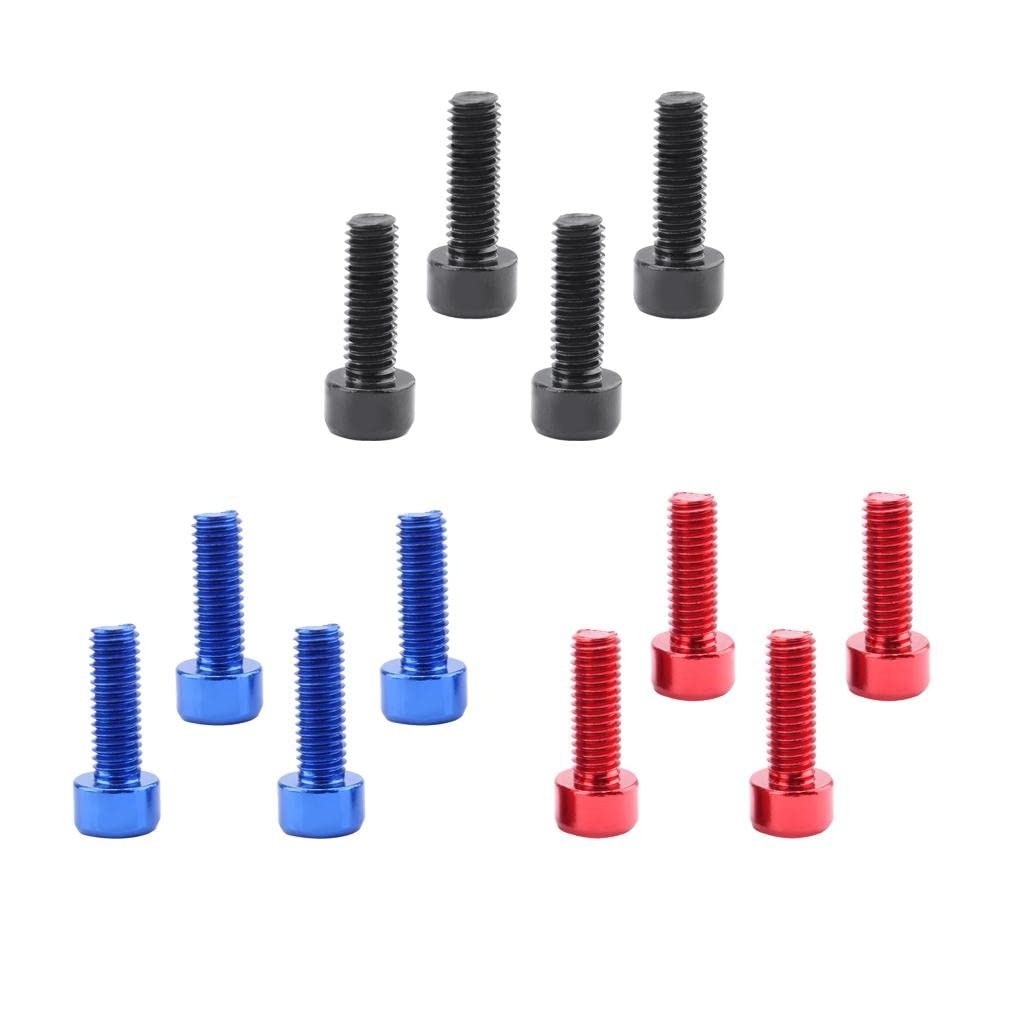 Bnf 12Pcs Aluminum Alloy Bike Water Bottle Cage Bolts Holder Socket Screws | Cycling | Bicycle Accessories | Water Bottles & Cag