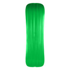 Krown Snowskate Plastic Polymer Skateboard Style Dual Kick Snowboard With Foam Grip - 35'' , Green Mountainscape, 9'' X 35''