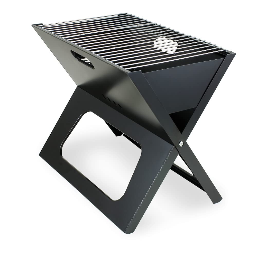 Nfl Los Angeles Chargers X-Grill Portable Grill - Camping Grill - Small Charcoal Grill For Tailgating