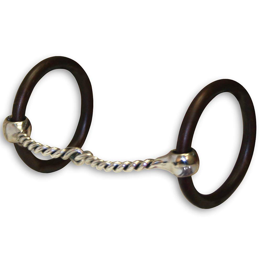 The Bob Avila Collection By Professionals Choice Equine O-Ring Sweet Iron Twist Mouth Snaffle Bit