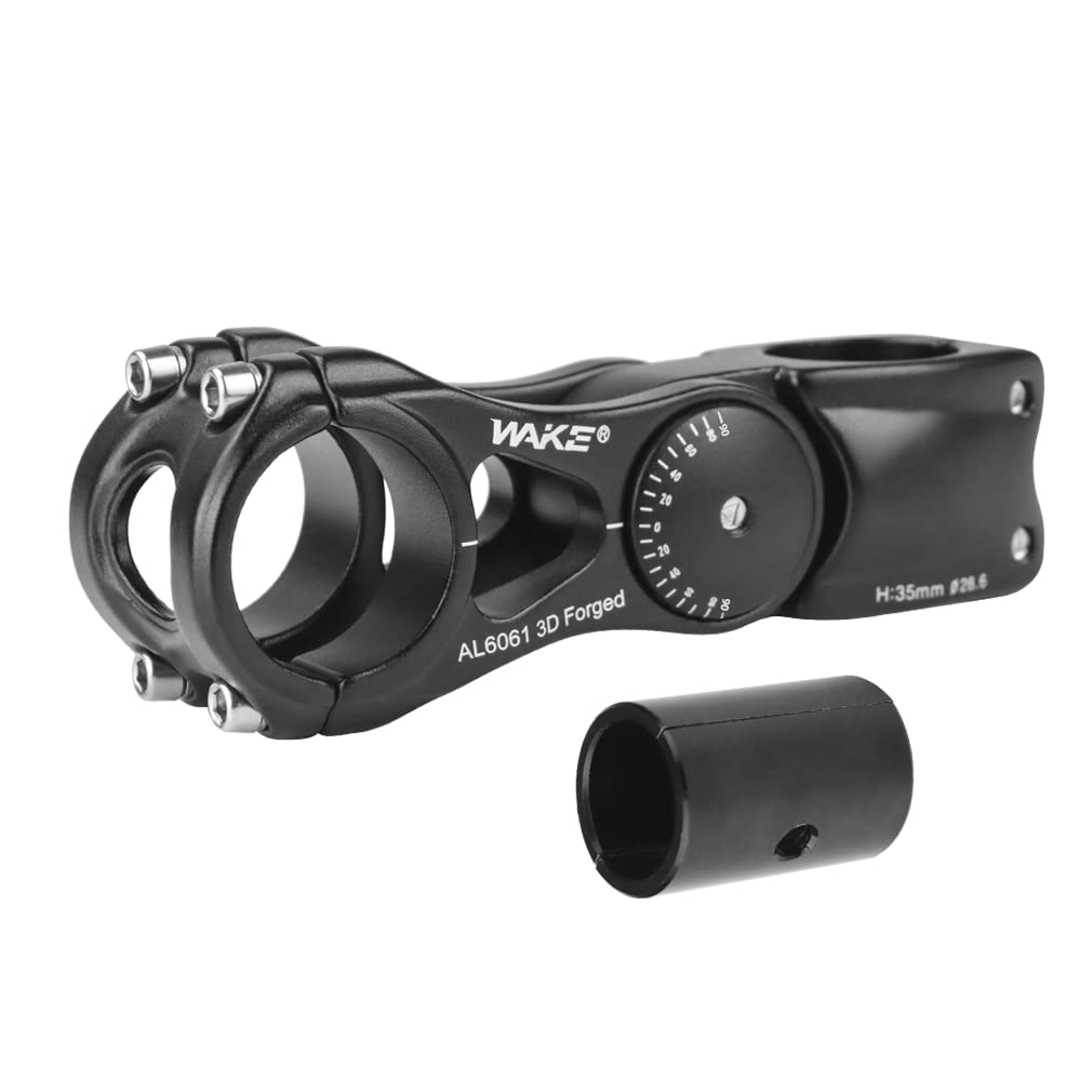 Cysky Bike Stem Universal 31.8Mm And 25.4Mm Adjustable  90 Degree 90Mm Mtb Stem Bike Stem Riser Short Handlebar Stem For Mountai