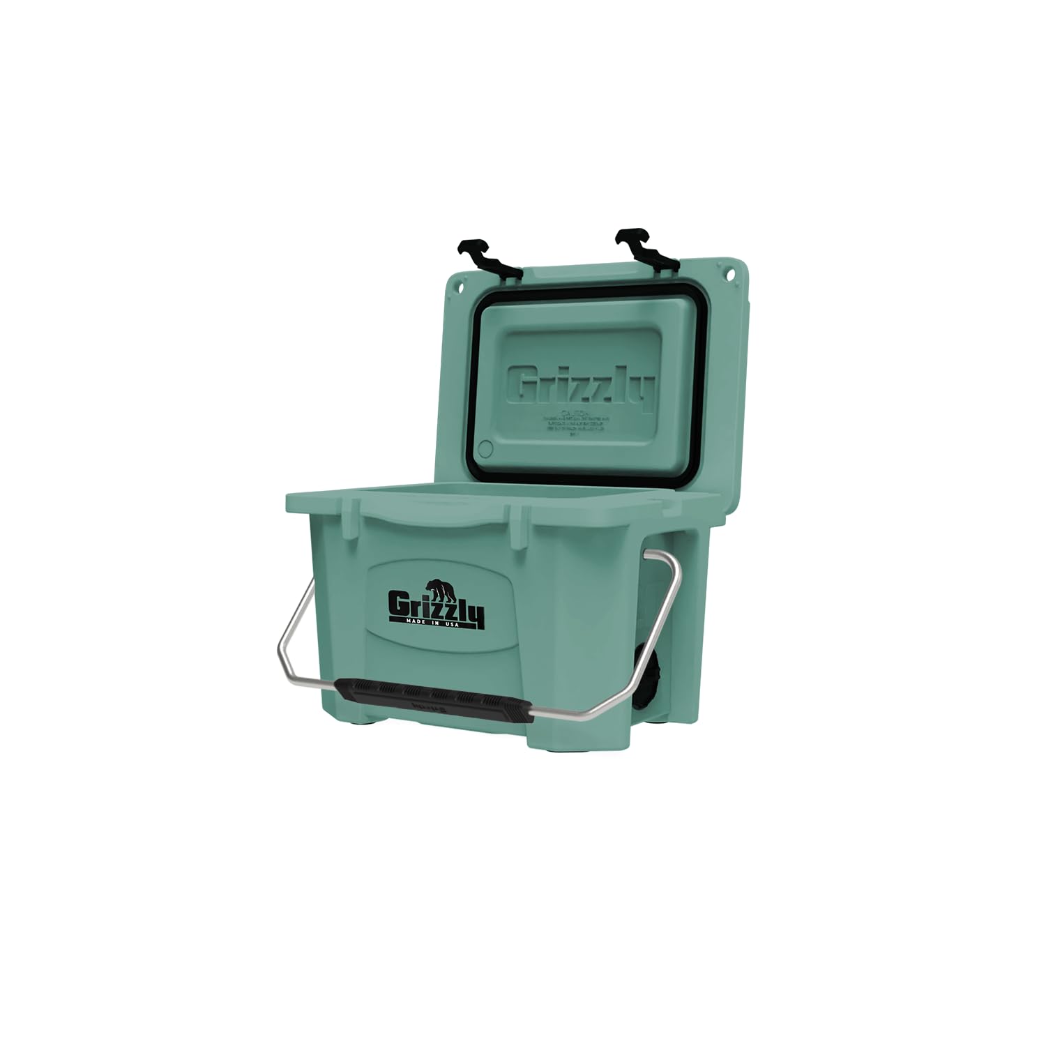 Grizzly 20 Cooler  20 Qt Ice Chest Durable Rotomolded Insulated  Made In Usa  Warranty For Life  For Beach Boat Camping Fishing