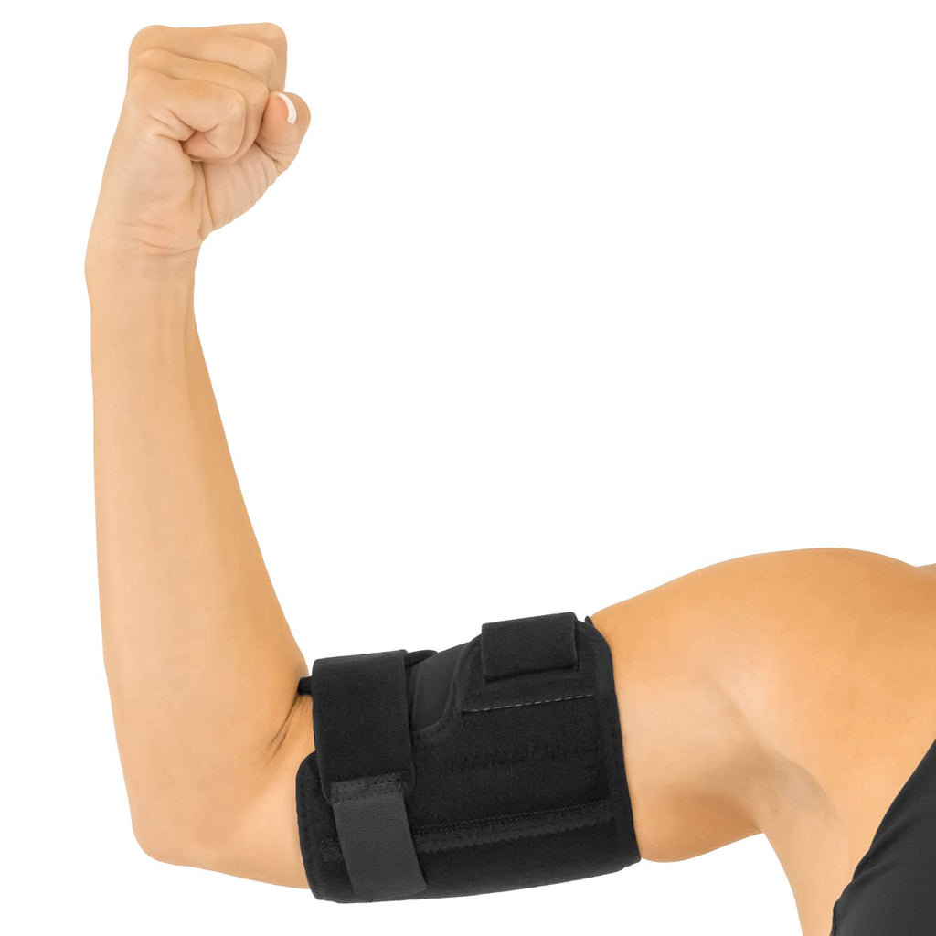 Vive Bicep Brace Compression Sleeve For Tendonitis - Upper Arm Tricep  Bicep Support Brace For Pain Relief - Comfortable, Lightw