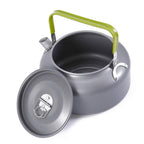 Docooler Camping Kettle - 1.2L Portable Ultra-Light Outdoor Hiking Camping Picnic Water Kettle, Teapot, Coffee Pot - Compact, Qu