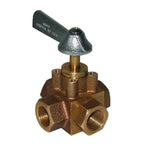 Groco 1/2'' 4-Port Tank Selector Valve