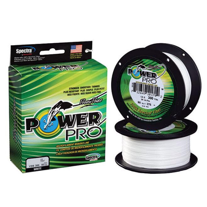 Powerpro Braided Fishing Line 100Lb 300 Yd, Hi-Vis Yellow (21101000300Y-Pop)