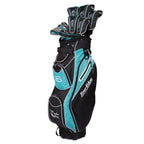Tour Edge Moda Silk Womens Golf Set-Black-Lt Blue-Rh, Regular (Sjsrgl11.B)