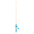 Shakespeare Wild Kratts 26    Beginner Spinning Reel And Fishing Rod Combo, 1-Piece Kids Fishing Combo, Solid Fiberglass Rod Bla