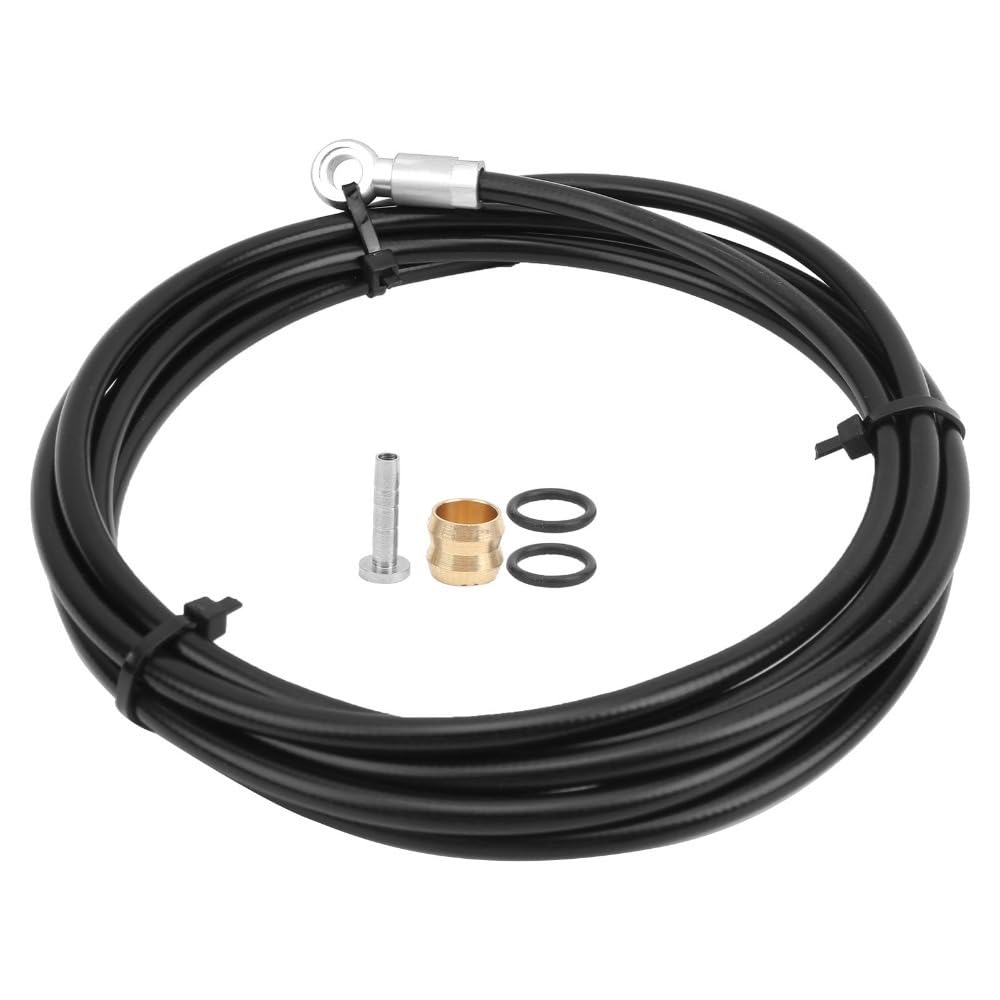 Chiffonade 6.6ft Hydraulic Disc Brake Hose Kit Cuttable Brake Line with Insert & Olive, Bike Brake Line Replacement for Shimano 