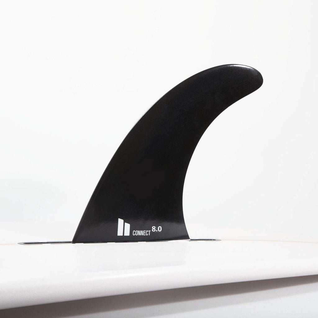 Fcs Ii Connect Gf Longboard Center Fin - 8 Inch - Black