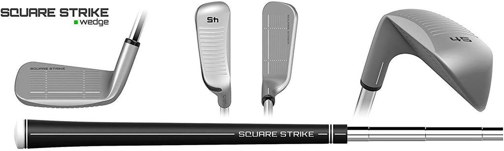 Square Strike Wedge, Black -Right Hand Pitching & Chipping Wedge For Men & Women -Legal For Tournament Play -Engineered By Hot L