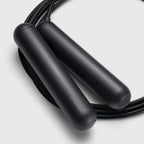 [Tangram Factory] Smart Rope - Led Embedded Jump Rope (Black, Medium)