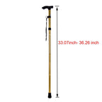 Fullgaden Upgraded Version Hiking/Trekking/Camping Stick&Pole Foldable, Portable, Adjustable Hand Walking Cane, Mountaineering C