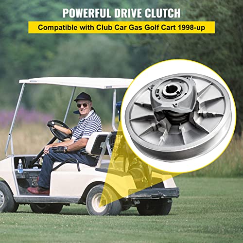Vevor Golf Cart High Torque Driven Clutch For Club Car Ds & Precedent 1997 To Up Club Car 4-Cycle Gas Golf Cart Model, Silver