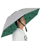 New-Vi Fishing Umbrella Hat Folding Adjustable Sun Rain Cap, 37.4   Oversize Hands Free Umbrellas, 7-Ribs Anti-Uv Waterproof Hea