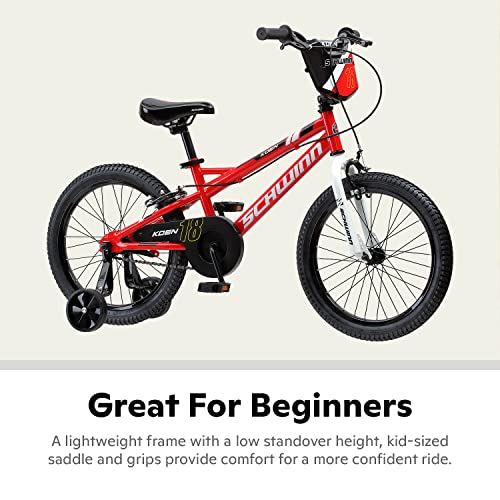 Schwinn Elm and Koen Bike or Balance Bike, 12-18 Inch Bike for Kids Ages 2-13, Black, Blue, Red, Teal, Pink or Purple, SmartStar