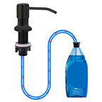 Soap Dispenser For Kitchen Sink, Countertop Soap Dispenser Pump, 47 Silicone Extension Tube Connect To The Soap Bottle Directly,