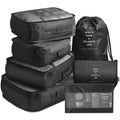 House Of Quirk 7Pcs Set Travel Organizer Packing Cubes Lightweight Travel Luggage Organizers With Laundry Bag Or Toiletry Bag (B