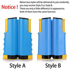 Hipiwe Retractable Table Tennis Net Replacement, Ping Pong Net And Post, 6 Feet(1.8M, Fits Tables Up To 2.0 Inch (5.0 Cm) (Blue)