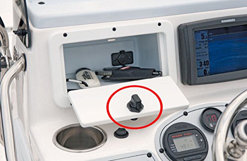 Owach Push Button Latch For Marine Boat Tool Box, Glovebox, Radio Box, Electronic Box,Replace Soutcho 93-304 Series, 0.00''-0.41