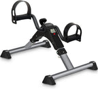 Goredi Under Desk Bike Pedal Exerciser, Upper & Lower Peddler Exerciser For Seniors With Lcd Display, Fitness Folding Arm Leg Wo