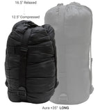 Alps Mountaineering Aura +35 Degree Mummy Sleeping Bag, Long, Blue/Grey
