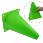Mirepty 7 Inch Plastic Traffic Cones Sport Training Agility Marker Cone For Soccer, Skating, Football, Basketball, Indoor And Ou