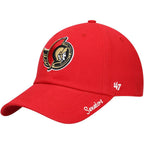 47 Ottawa Senators Women'S Red Miata Clean Up Adjustable Cap - Nhl, Adjustable, Ladies Relaxed Fit Baseball Hat