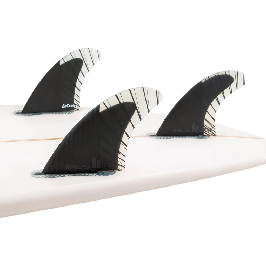 Fcs Ii Reactor Performance Core Carbon Tri Fin Set - Black/Charcoal - L