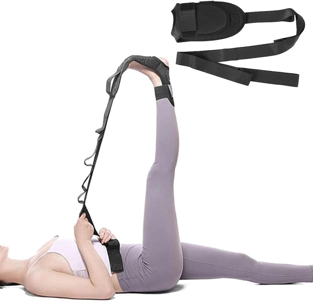 Lumevo 6Loop Yoga Stretch Strap  Leg, Foot, And Calf Exercise Stretching Belt For Yoga, Flexibility, And Fitness Training