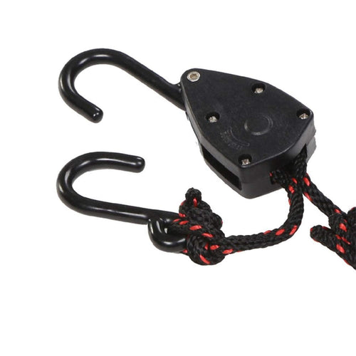 Acronde 4Pcs 1/8'' 6Ft Adjustable Heavy Duty Rope Hanger Ratchet Kayak And Canoe Bow And Stern Tie Downs Straps (6)