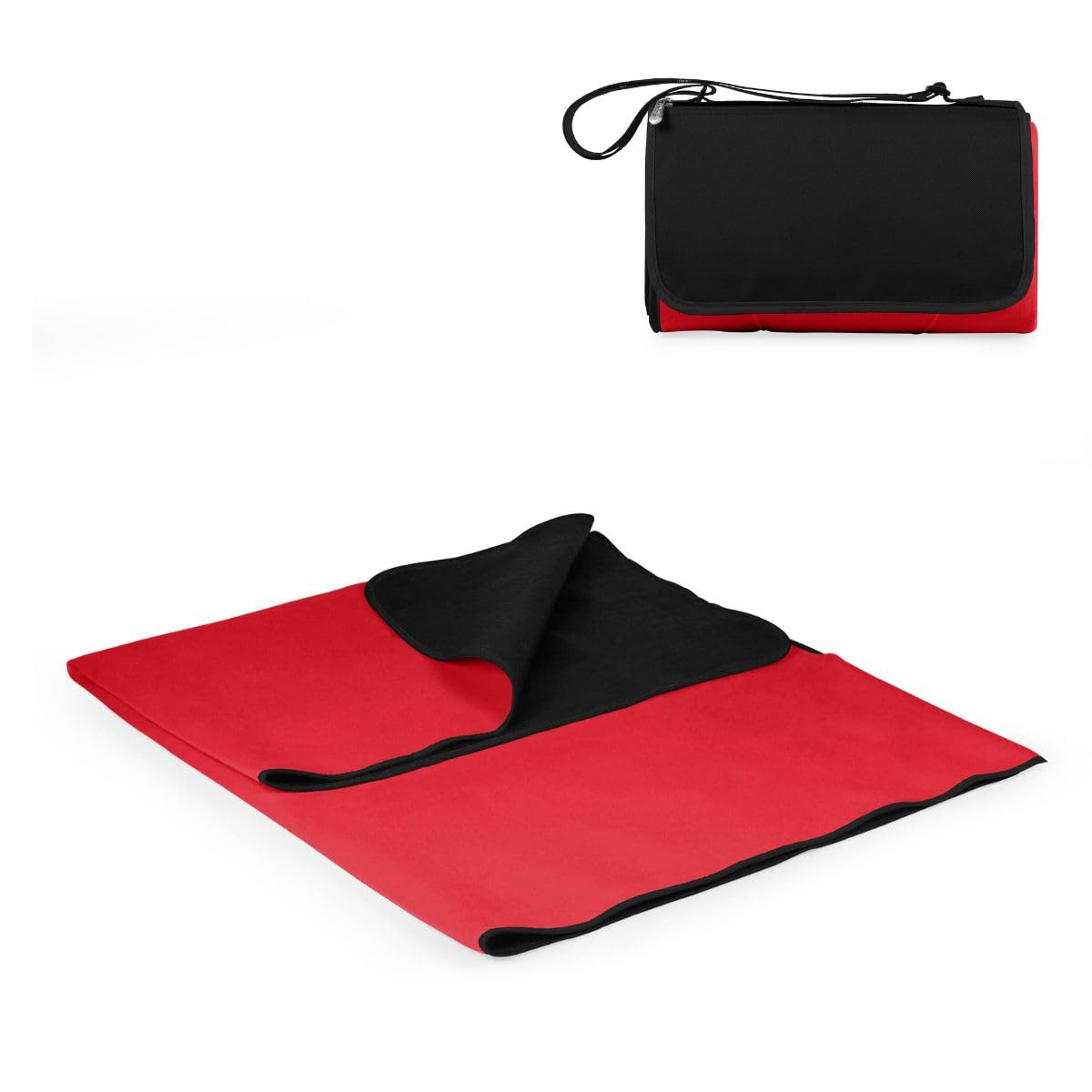 Oniva By Picnic Time Outdoor Picnic Blanket Tote, 59X51 Foldable Beach & Camping Blanket With Soft Fleece, Water-Resistant Botto