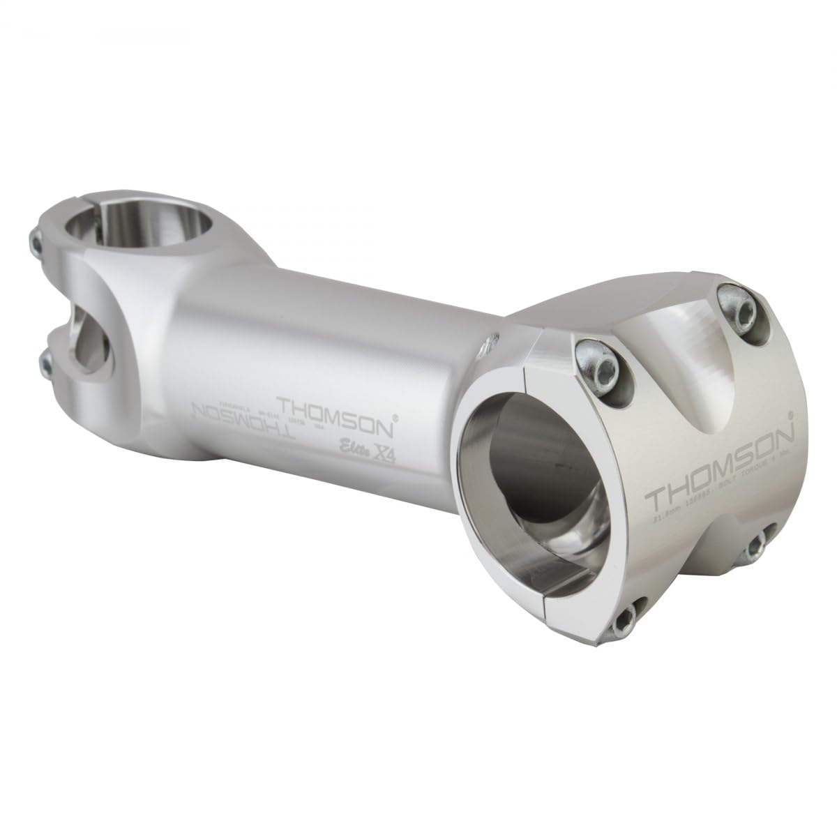 Thomson X4 31.8 Bicycle Stem (1-1/8 X 10-Degree X 130Mm, Silver)