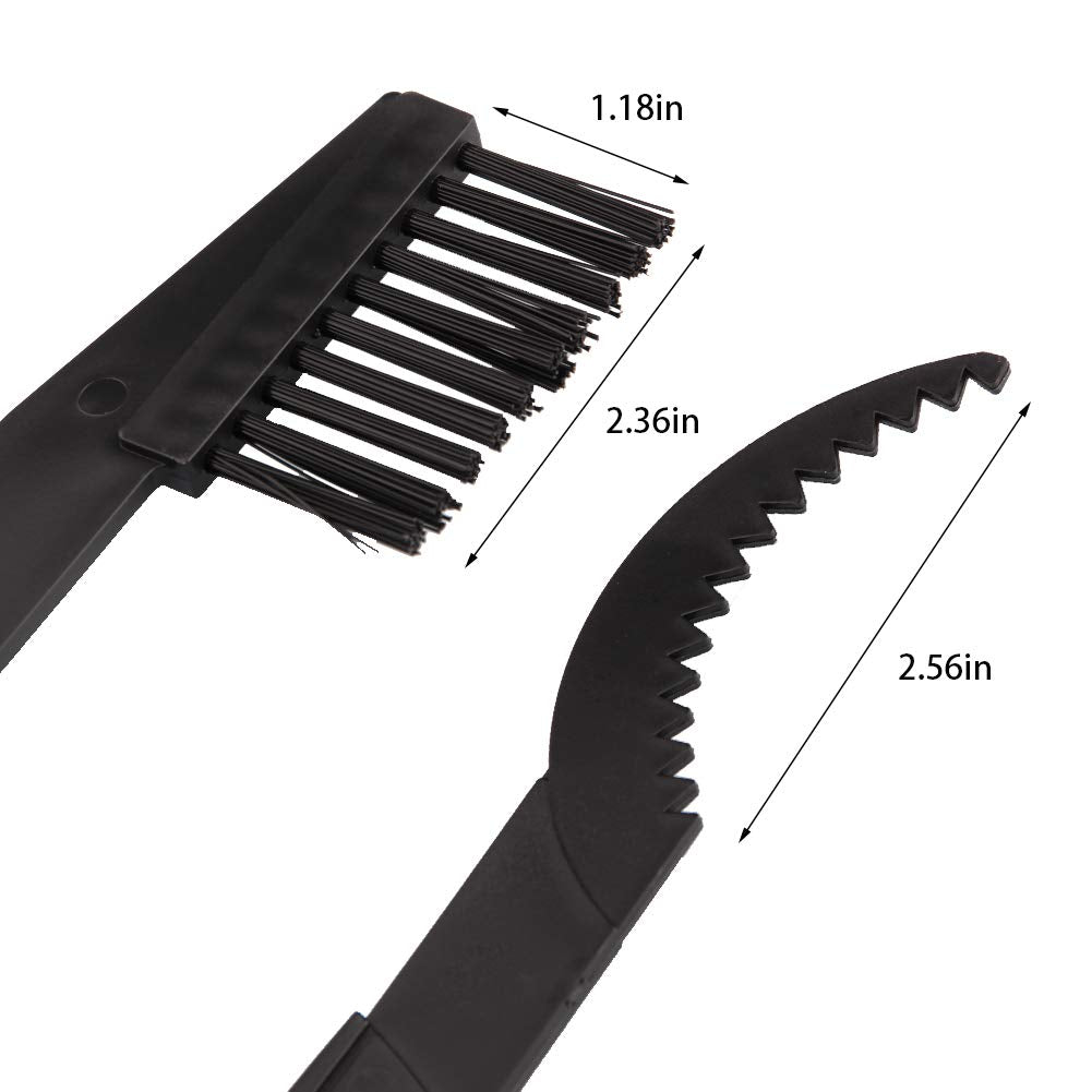 Motorcycle & Bike Chain Cleaner Tool Set - Durable Bicycle Chain Gears Maintenance Cleaning Brush Kit For All Type Chain Gears(3