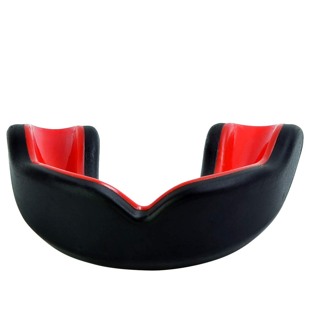 Oral Mart Black/Red Youth Mouth Guard For Kids - Youth Mouthguard For Karate, Flag Football, Martial Arts, Taekwondo, Boxing, Fo