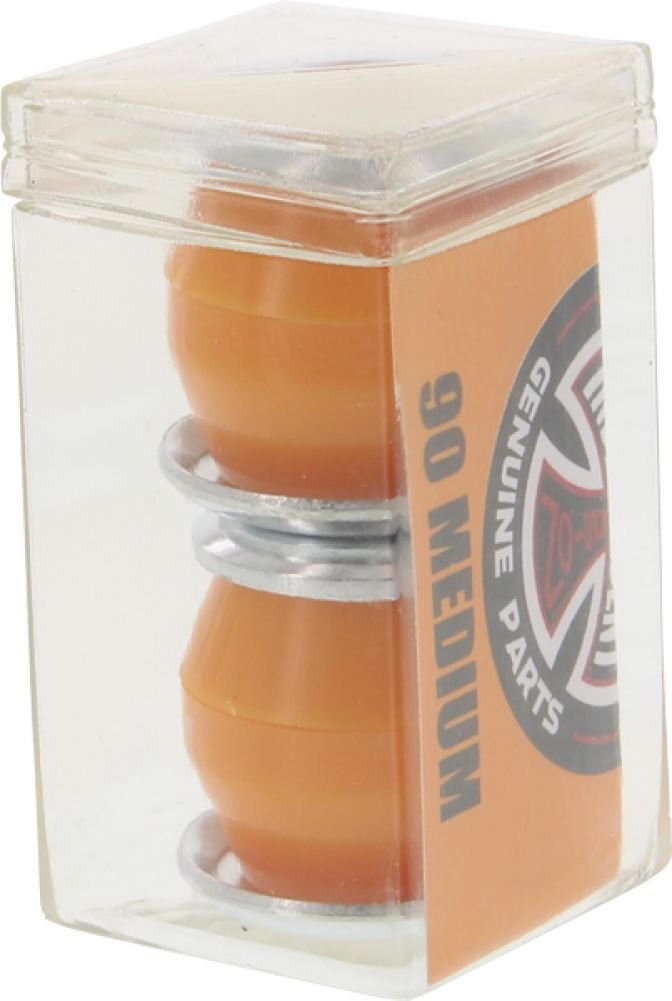 Independent Standardconical Cushions 90a Orange 2pr W Washers Skateboard Bushings