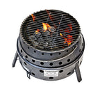 Volcano Grills 3-Fuel Portable Camping Stove/Fire Pit, Charcoal, Collapses Down To 5 Inches; For Convenient Portability And Stor