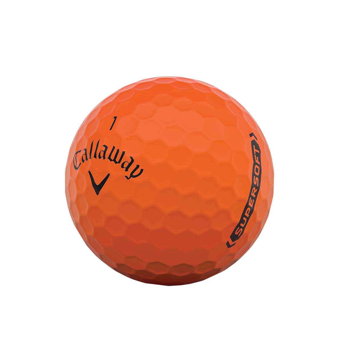 Callaway Golf Supersoft Golf Balls (2021 Version, Orange), (Pack Of 12)