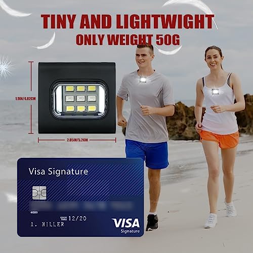 Goando Running Lights 4 Pack Safety Jogging Led Light For Runners And Joggers High Visibility Reflective Running Gear With Usb C
