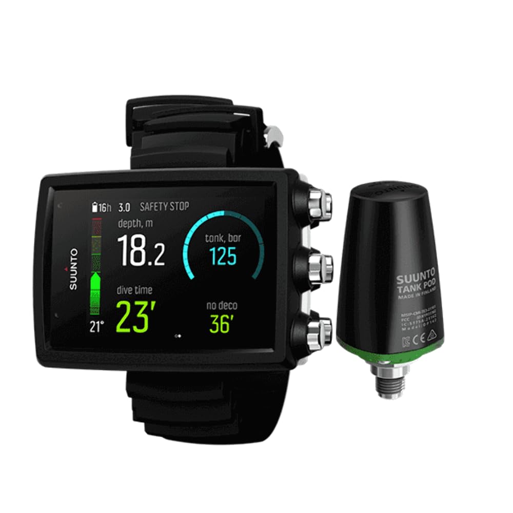 Suunto Eon Core Wrist Dive Computer With Transmitter & Usb, Eon Core Black, With Transmitter