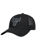 Shop The Arena Chicago Bulls Monochrome Black Trucker Cap