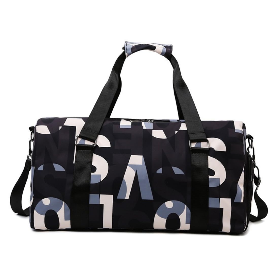 Gym Bag For Men & Women With Separate Shoe Compartment & Wet Pocket | Large Capacity Waterproof Duffle Bag For Gym, Yoga, Swimmi