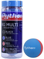 Python 3 Ball Can Rg Multi Colored Racquetballs (Endorsed By Racquetball Legend Ruben Gonzalez!) (4)