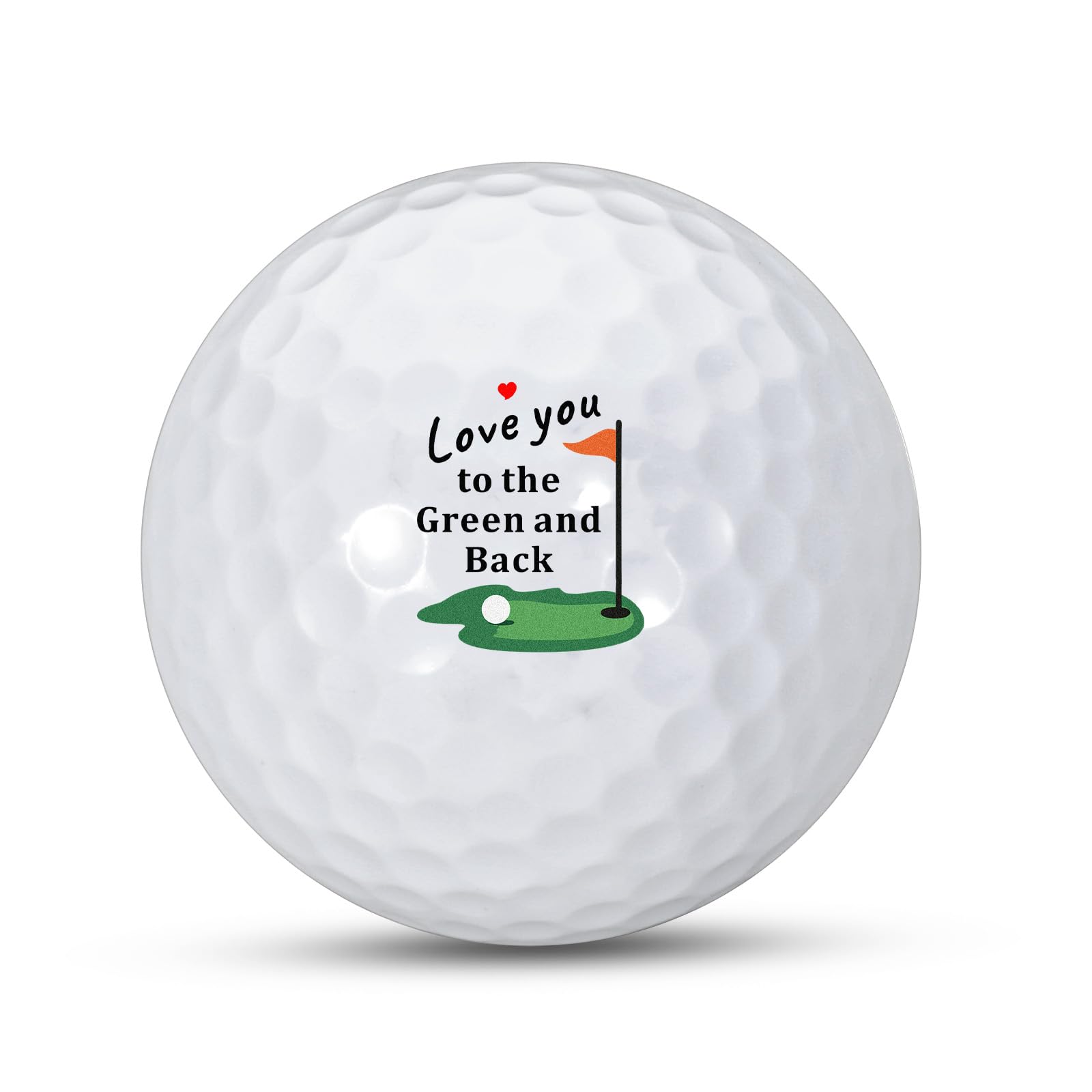 TI-EDC Valentines Gift Golf Accessories Funny Positive Valentines Golf Balls for Husband Wife, Anniversary Romantic Gifts for Hi
