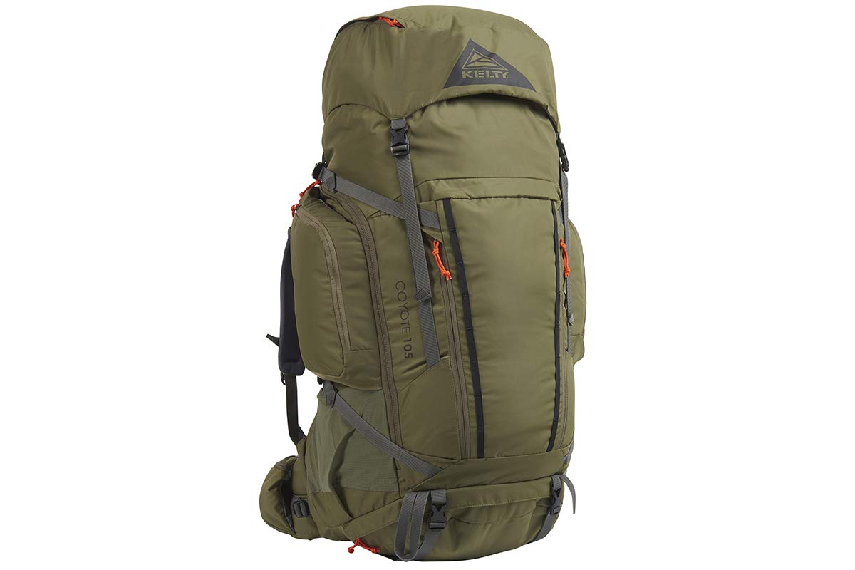 Kelty Coyote 60-105 Liter Internal Frame Backpack - Hiking, Backpacking, Travel, Hydration Compatible, Fully Adjustable (105L / 