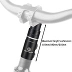 Teyssor Bike Stem Riser 115Mm 180Mm 210Mm Adjustable Bike Fork Stem Extender,Aluminium Alloy Bicycle Handlebar Raiser Head Up Ad