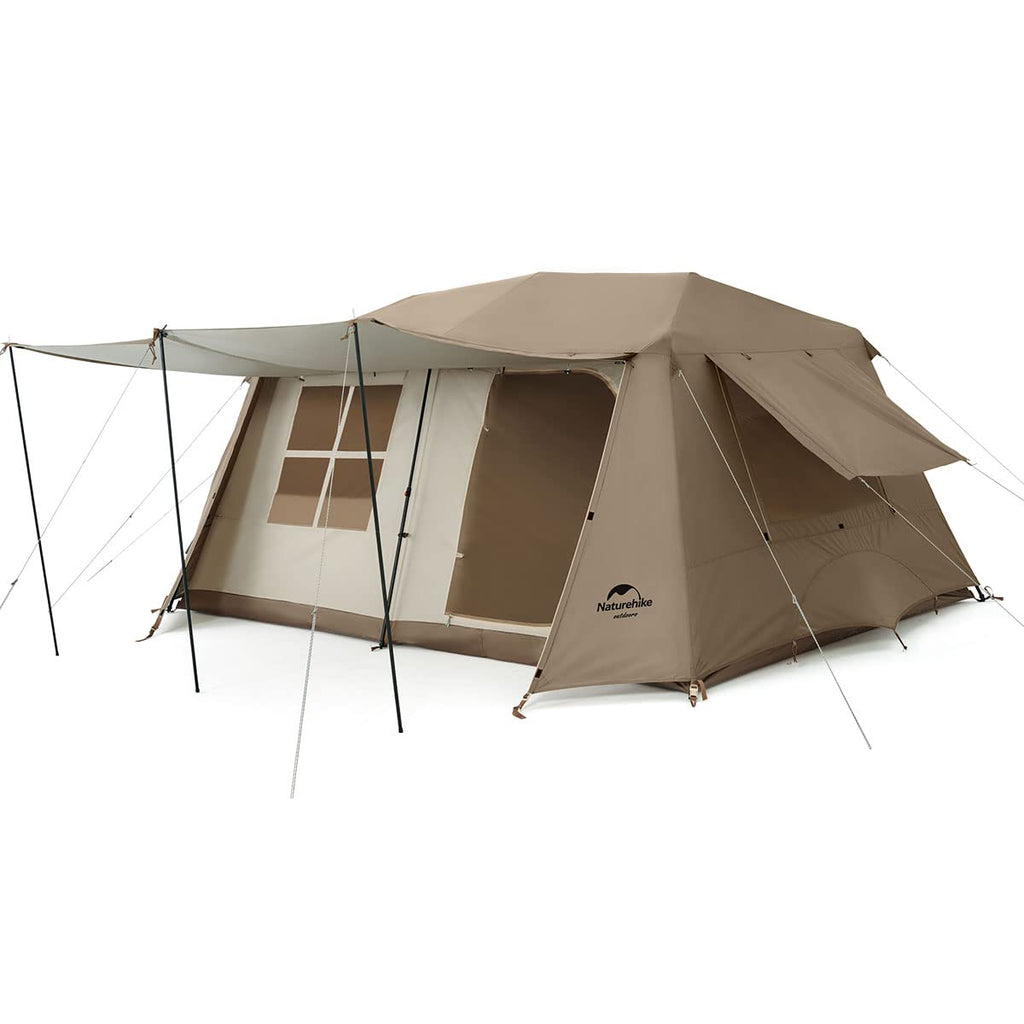 Naturehike Village Camping Tent,4/6/8 Person Tents For Camping, 60S Easy Setup Instant Tent For Family Camping, Car Camping