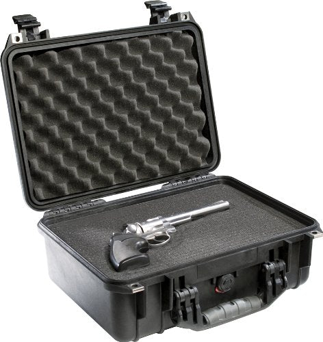 Pelican 1450 Case With Foam (Silver)
