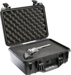 Pelican 1450 Case With Foam (Silver)