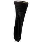 Black Golf Zipper Head Cover #9 Fairway Wood Metal Headcover Neoprene Traditional Plain Protective Cover Fits All Fairway Golf C